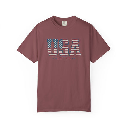 USA EST. 1776 | Unisex Garment-Dyed T-Shirt