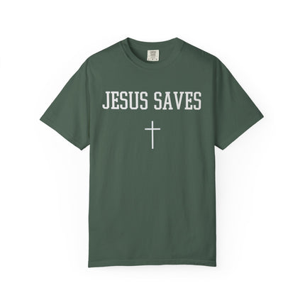 Jesus Saves | Unisex Garment-Dyed T-Shirt