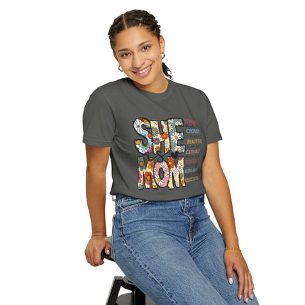 She Is Mom Comfort Color T-Shirt