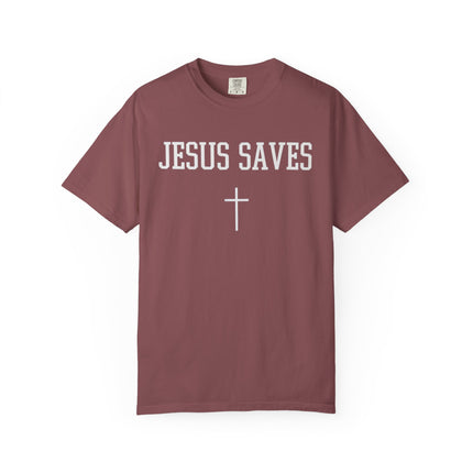Jesus Saves | Unisex Garment-Dyed T-Shirt