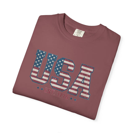 USA EST. 1776 | Unisex Garment-Dyed T-Shirt