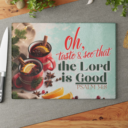 Taste and See | Glass Charcuterie & Cutting Board