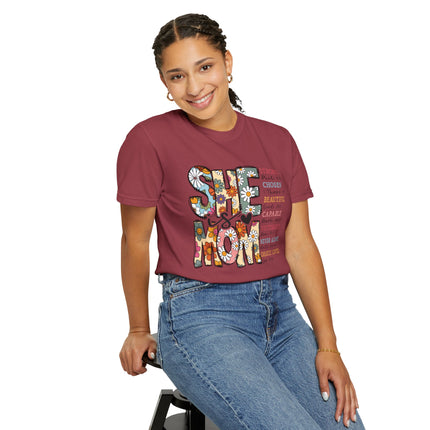 She Is Mom Comfort Color T-Shirt