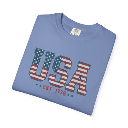 USA EST. 1776 | Unisex Garment-Dyed T-Shirt