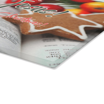 Sweet Baby Jesus | Christmas Glass Charcuterie & Cutting Board