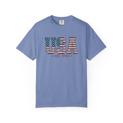 USA EST. 1776 | Unisex Garment-Dyed T-Shirt