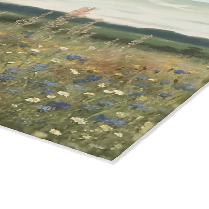 "Consider the Lilies" Glass Cutting Board