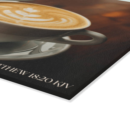 Matthew 18:20 KVJ | Part 1 of 2 | Tempered Glass Charcuterie & Cutting Board Set