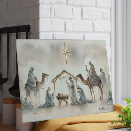 Wise Men Gather | Glass Charcuterie & Cutting Board