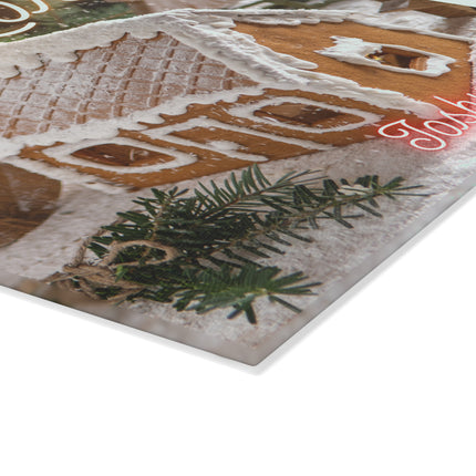 Joshua 24:15 Me and My House | Glass Charcuterie & Cutting Board