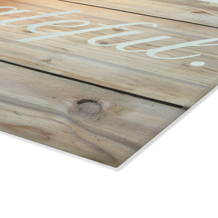 GRATEFUL. | Grateful. Thankful. Blessed. Part 1 of 3 | Tempered Glass Charcuterie & Cutting Board Set