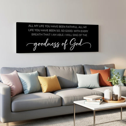 The Goodness of God | Canvas