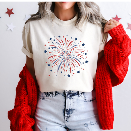 Firework Celebration | Unisex Garment-Dyed T-Shirt