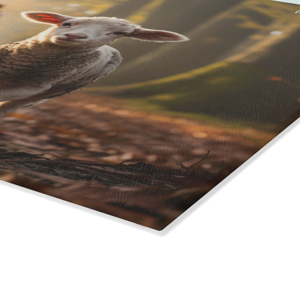 He Runs for the One | Glass Charcuterie & Cutting Board