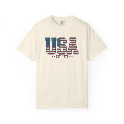 USA EST. 1776 | Unisex Garment-Dyed T-Shirt