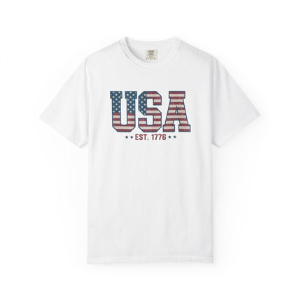 USA EST. 1776 | Unisex Garment-Dyed T-Shirt