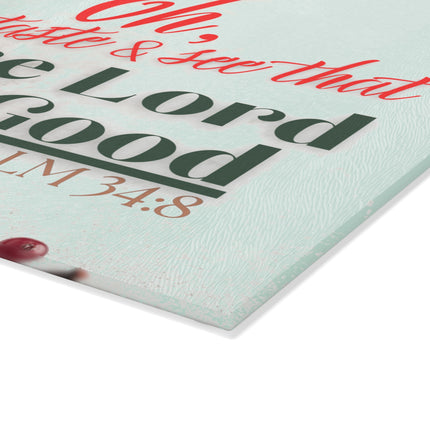 Taste and See | Glass Charcuterie & Cutting Board