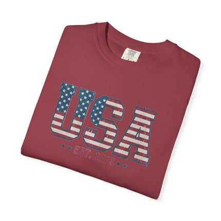 USA EST. 1776 | Unisex Garment-Dyed T-Shirt