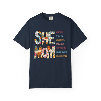 She Is Mom Comfort Color T-Shirt