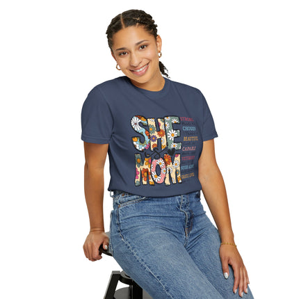 She Is Mom Comfort Color T-Shirt