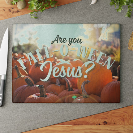 Fall-O-Ween Jesus | Part 1 of 2 | Tempered Glass Cutting Board Set