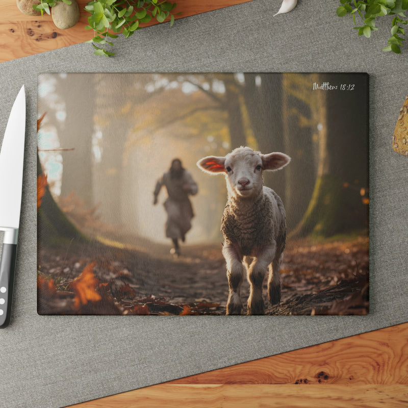 He Runs for the One | Glass Charcuterie & Cutting Board