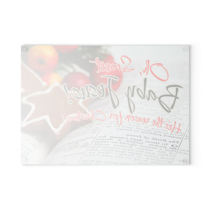Sweet Baby Jesus | Christmas Glass Charcuterie & Cutting Board