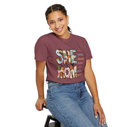 She Is Mom Comfort Color T-Shirt