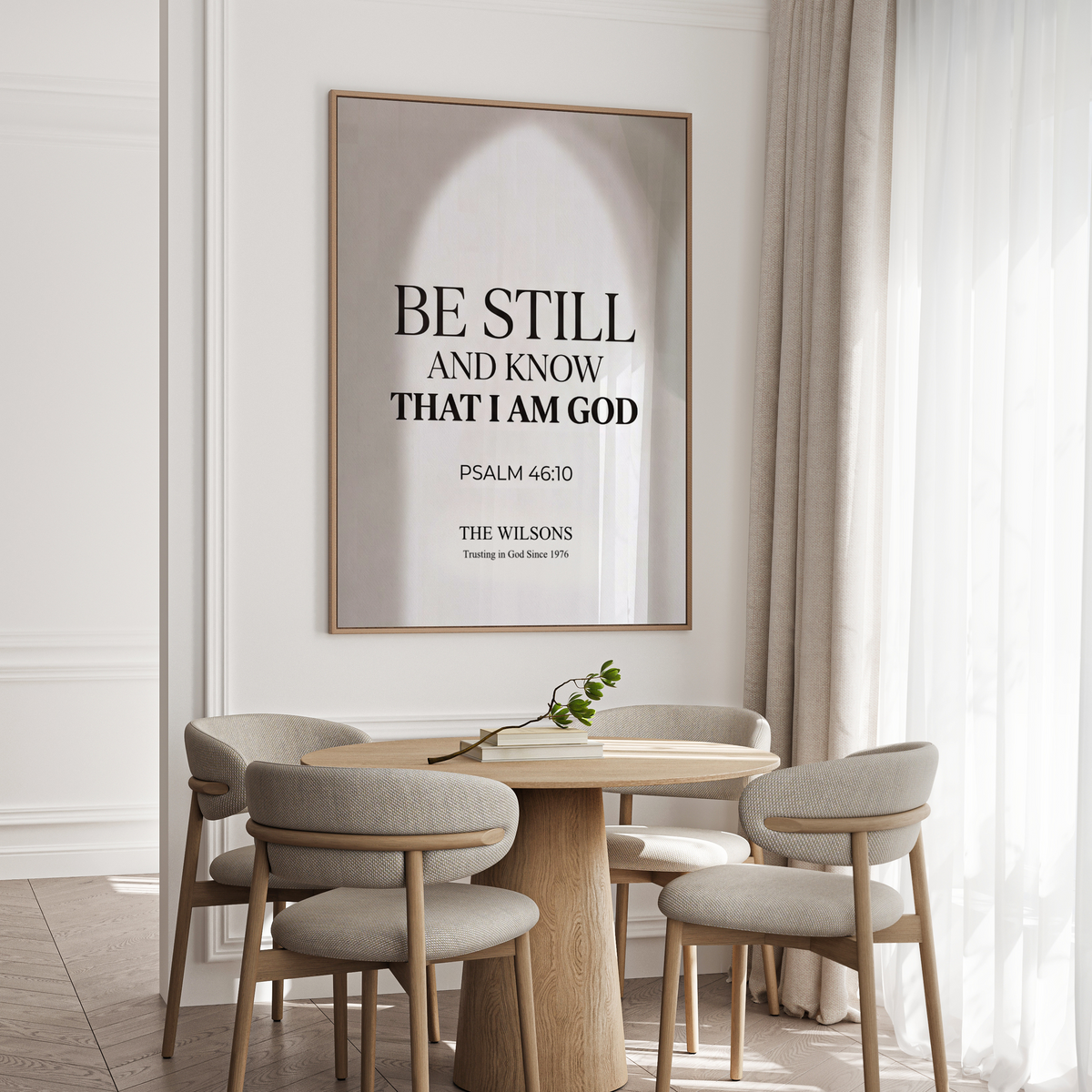 Be Still and Know