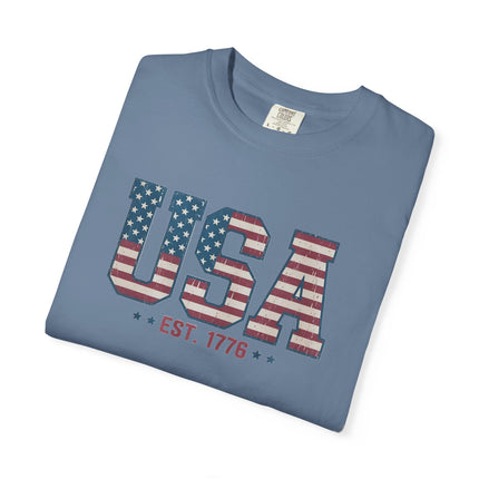 USA EST. 1776 | Unisex Garment-Dyed T-Shirt