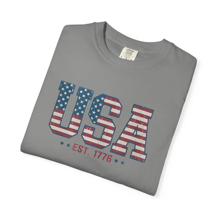 USA EST. 1776 | Unisex Garment-Dyed T-Shirt