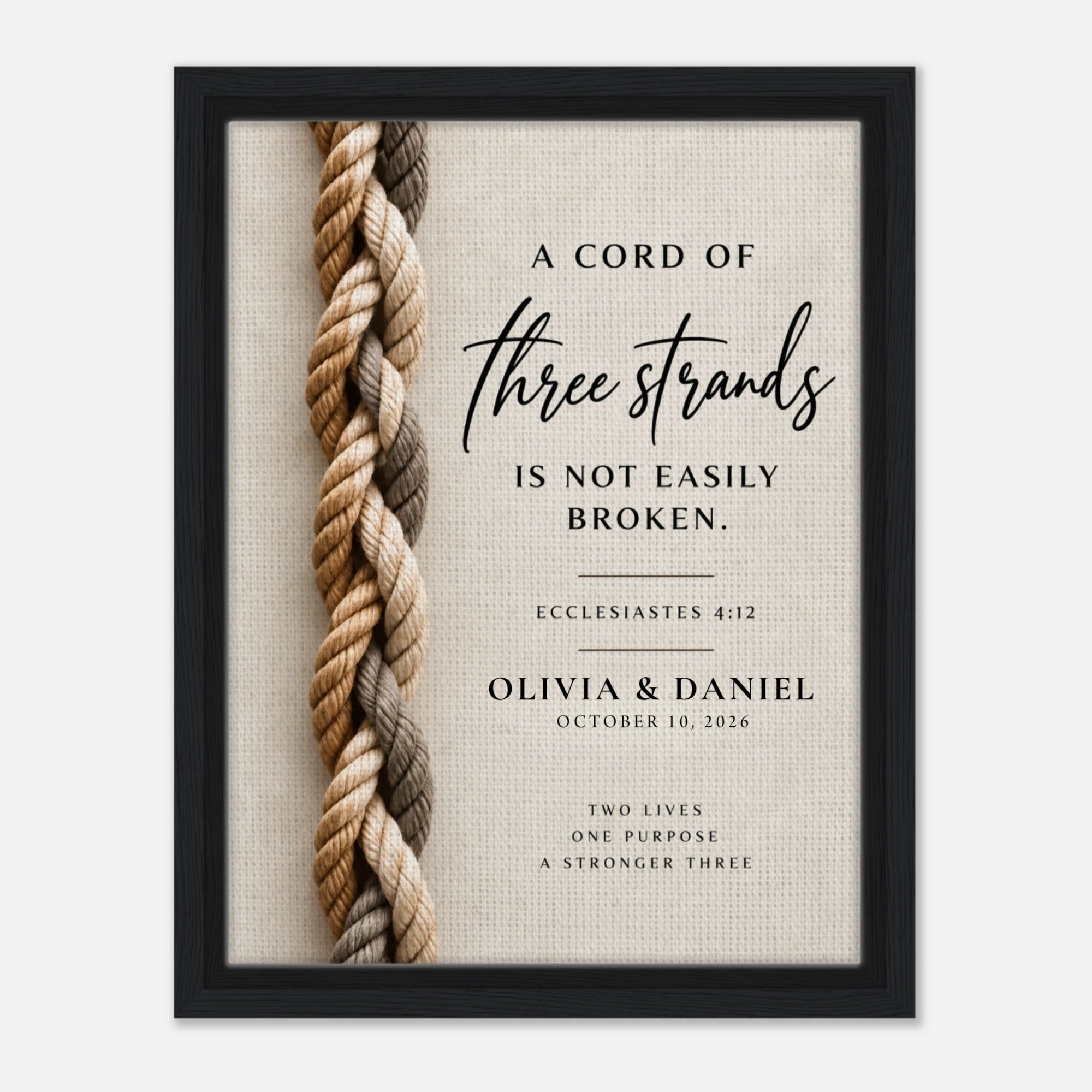 A Cord of Three Strands