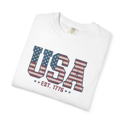 USA EST. 1776 | Unisex Garment-Dyed T-Shirt