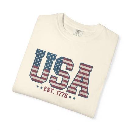 USA EST. 1776 | Unisex Garment-Dyed T-Shirt
