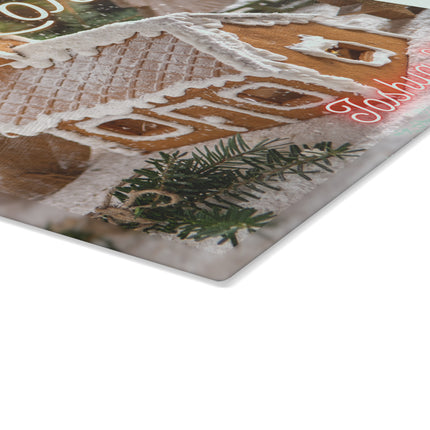 Joshua 24:15 Me and My House | Glass Charcuterie & Cutting Board