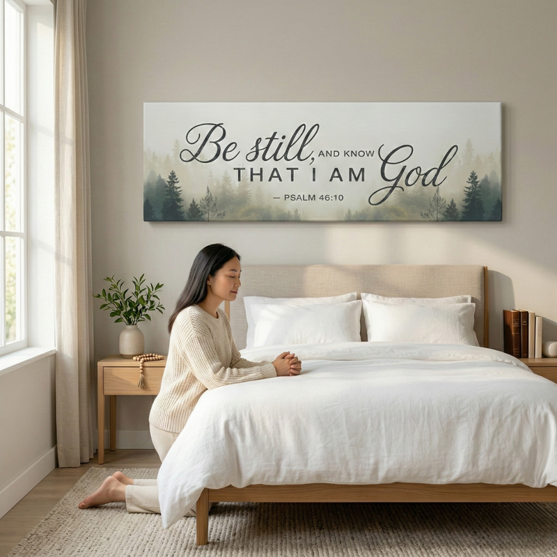 Be Still & Know | Premium Canvas