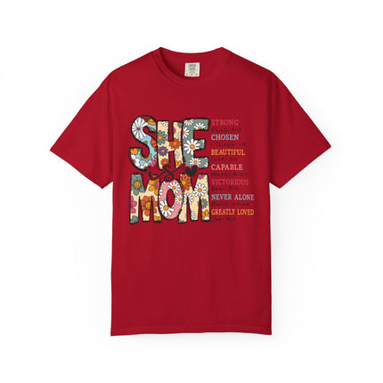 She Is Mom Comfort Color T-Shirt