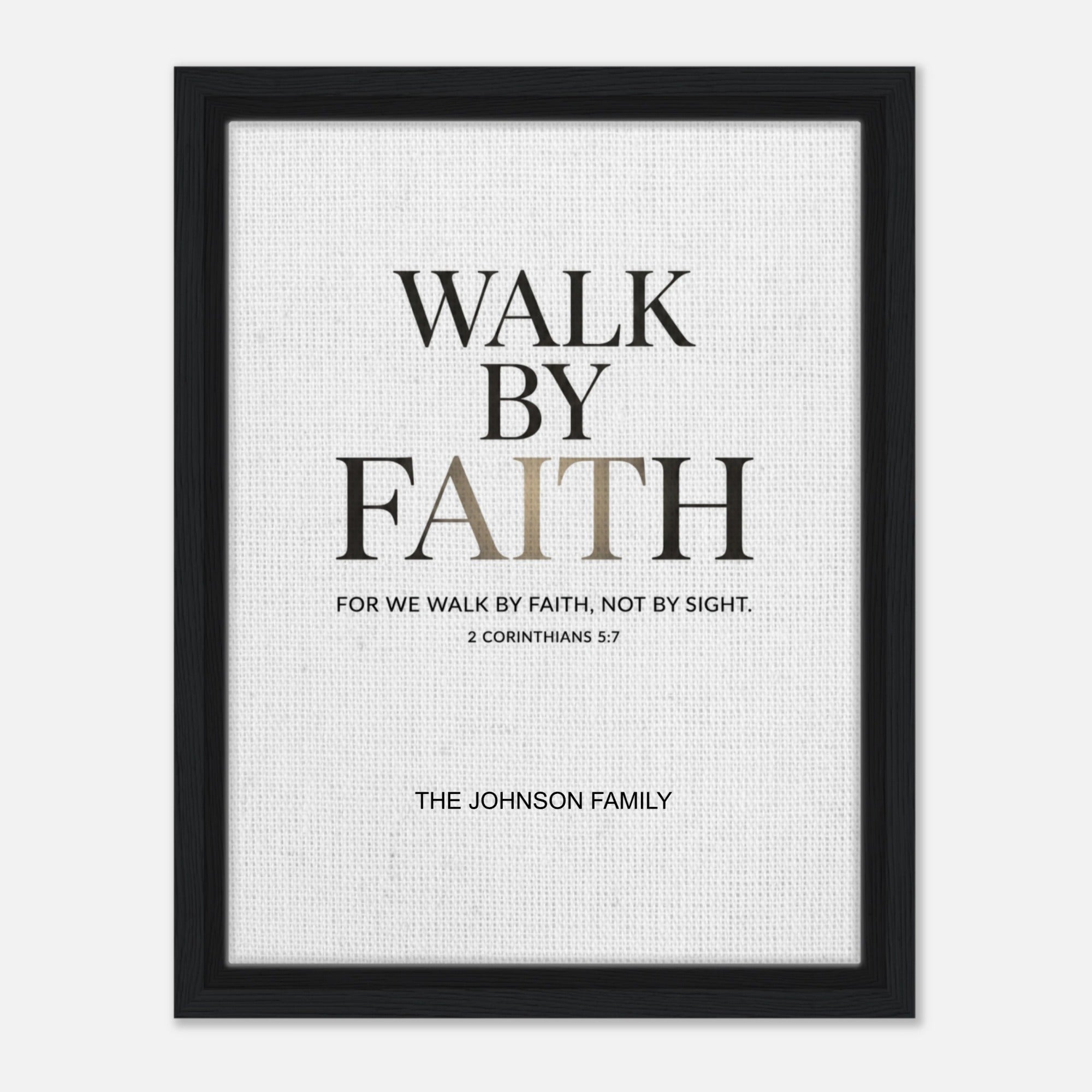 Walk by Faith