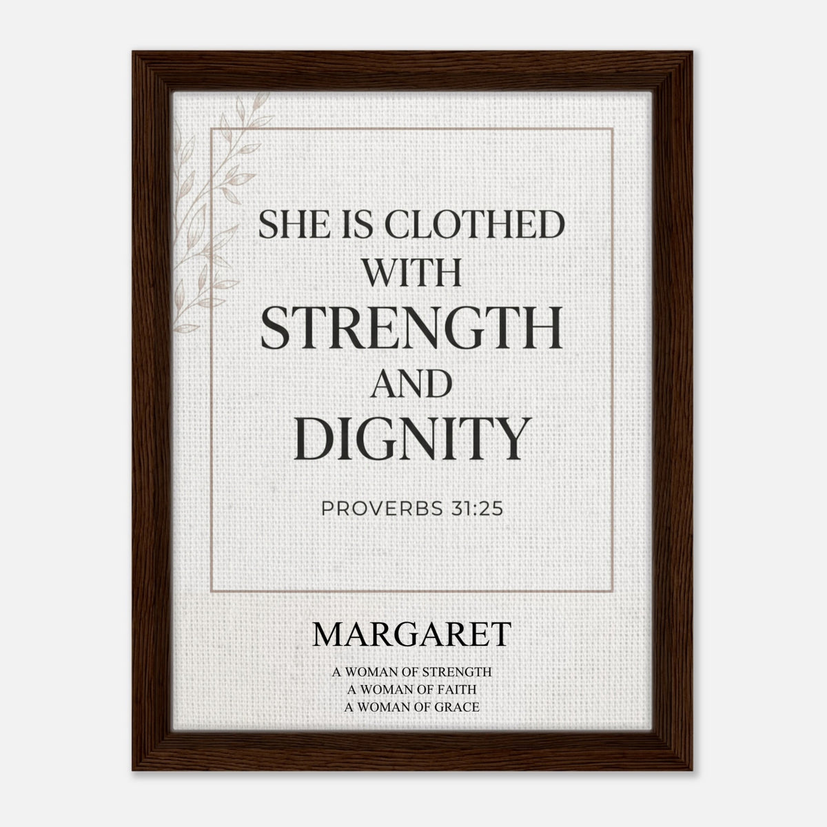 Clothed with Strength and Dignity