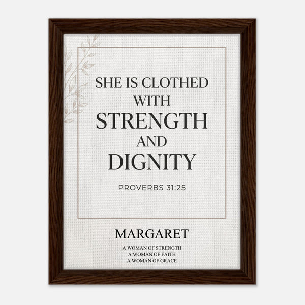 Clothed with Strength and Dignity