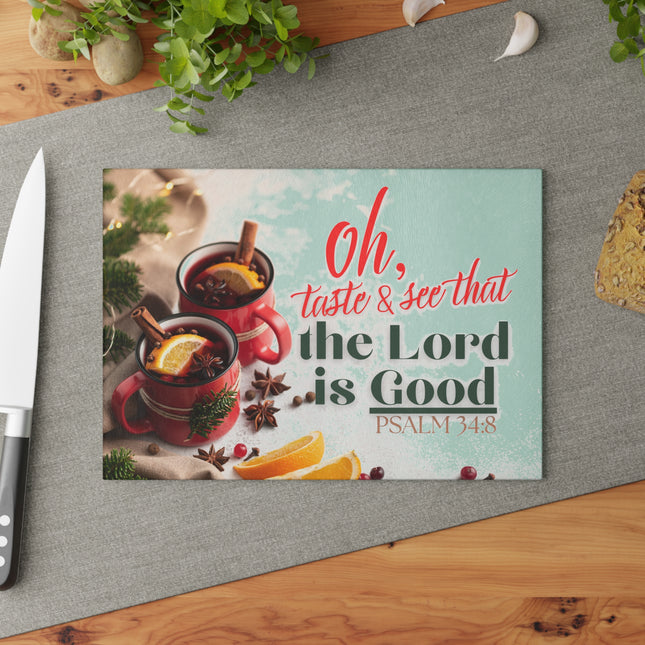 Taste and See | Glass Charcuterie & Cutting Board