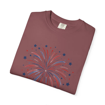 Firework Celebration | Unisex Garment-Dyed T-Shirt