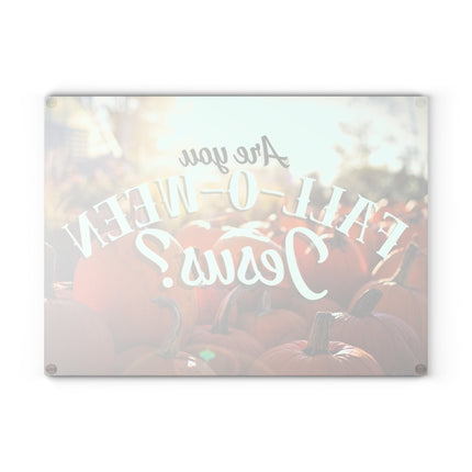 Fall-O-Ween Jesus | Part 1 of 2 | Tempered Glass Cutting Board Set