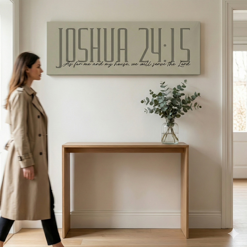 Joshua 24:15 | Premium Canvas