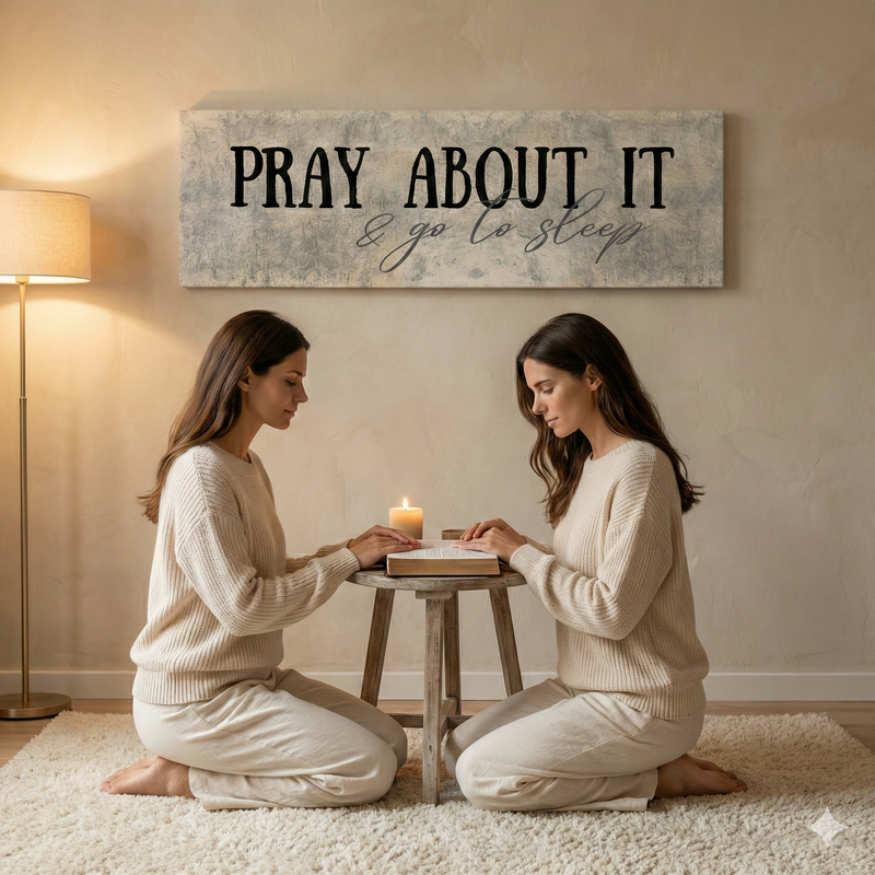 Pray About It | Premium Canvas | Design 1