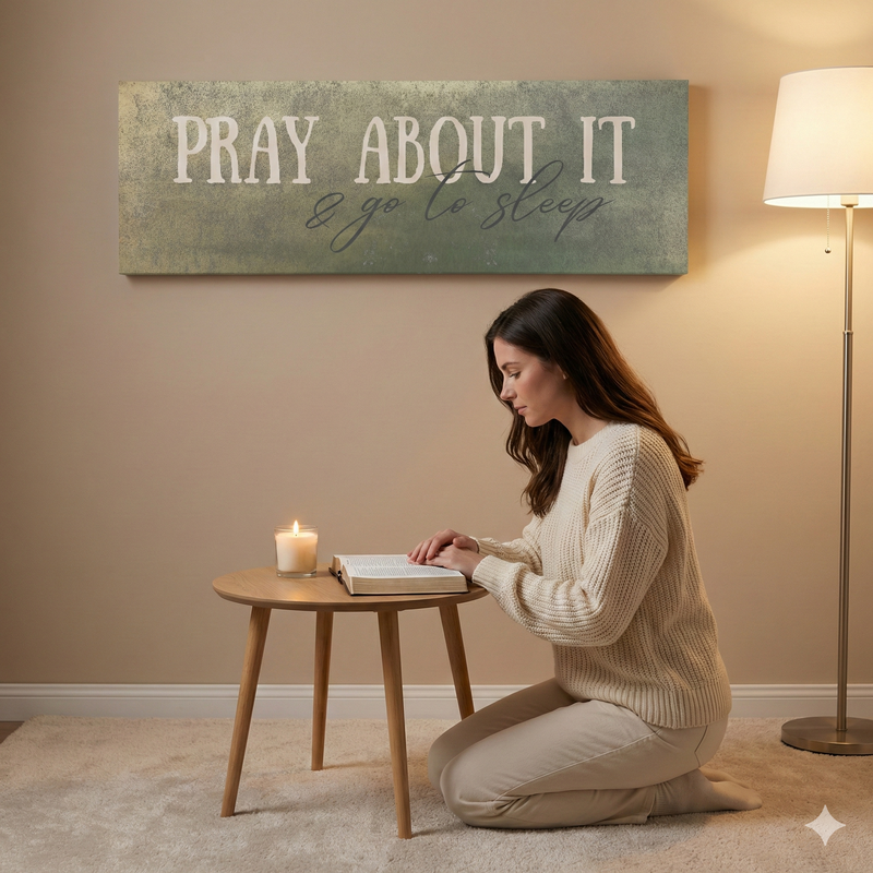 Pray About It | Premium Canvas | Design 2