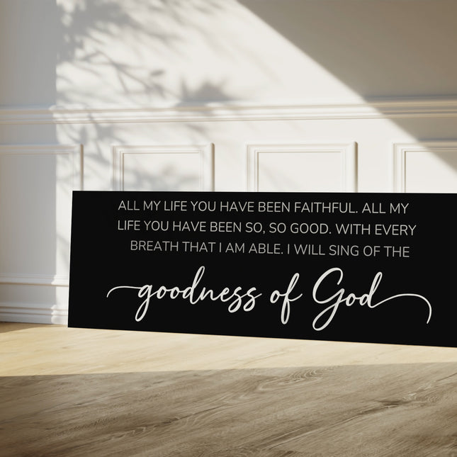 The Goodness of God | Canvas