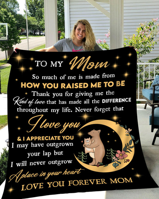 “To My Mom” Plush Fleece Blanket - 50in x60in