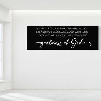 The Goodness of God | Canvas