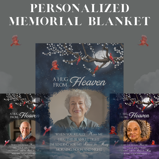 Personalized Photo Memorial Blanket